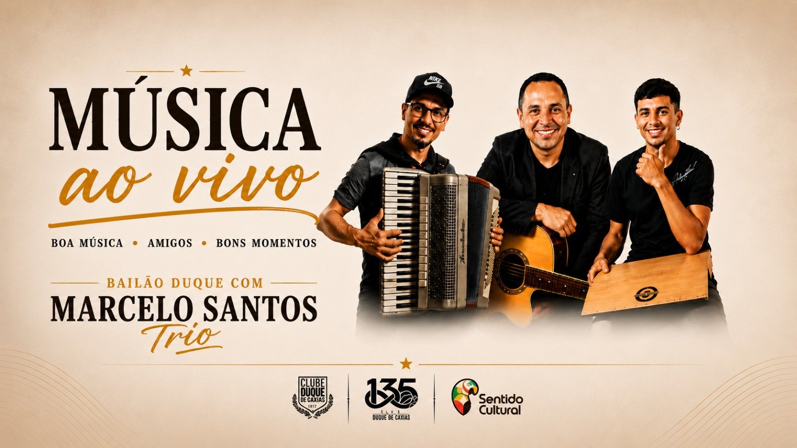 Música ao Vivo com Marcelo Santos Trio