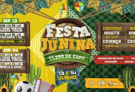 Festa Junina Duque 2026 em Clima de Copa