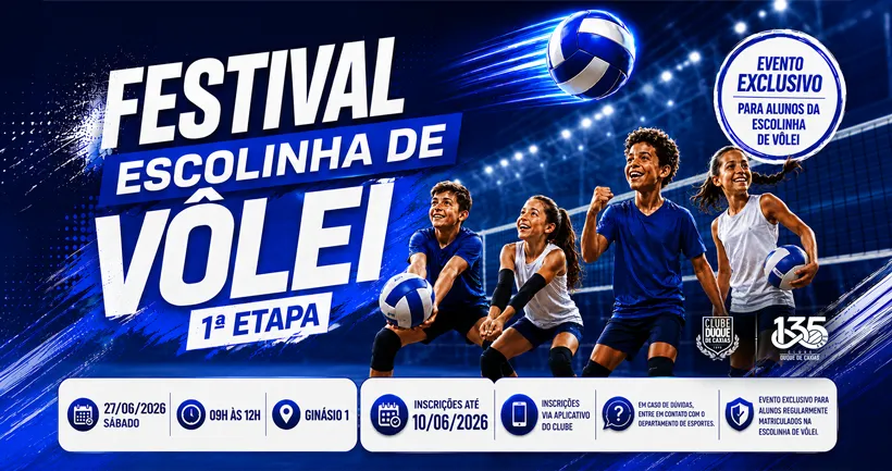 Festival Escolinha de Vôlei - 1ª Etapa