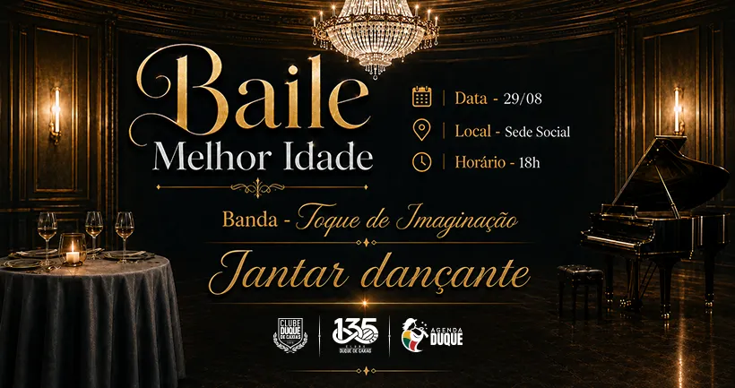 Baile da Melhor Idade - Jantar Dançante
