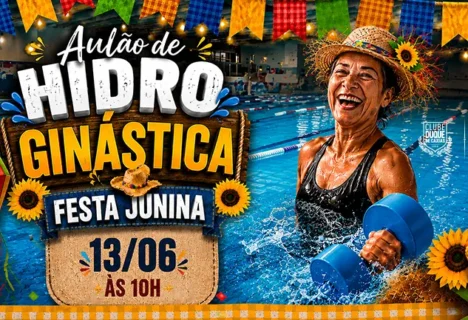 Aulão de Hidroginástica Junino 2026