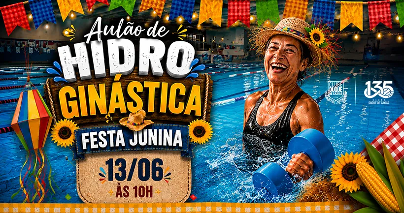 Aulão de Hidroginástica Junino 2026