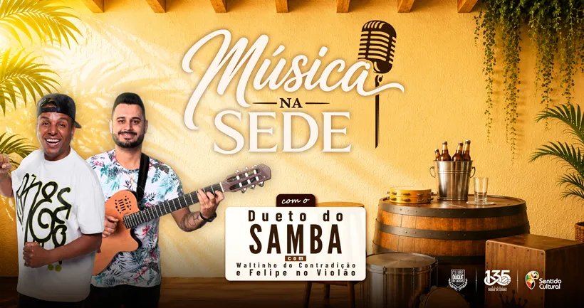 Música na Sede - Dueto do Samba com Waltinho do Contradição e Felipe no Violão