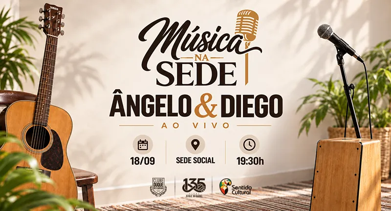 Música na Sede com Ângelo e Diego