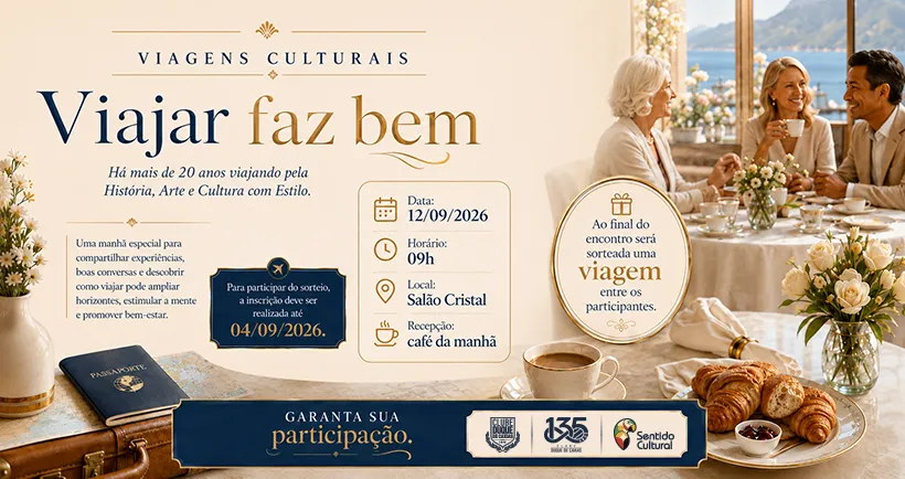 Palestra Viajar Faz Bem