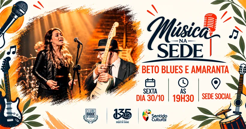 Música ao Vivo com Beto Blues e Amaranta