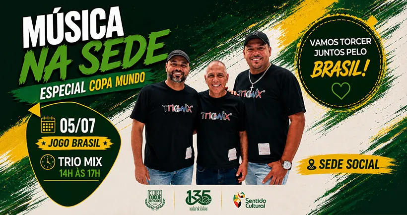 Música na Sede com Trio Mix