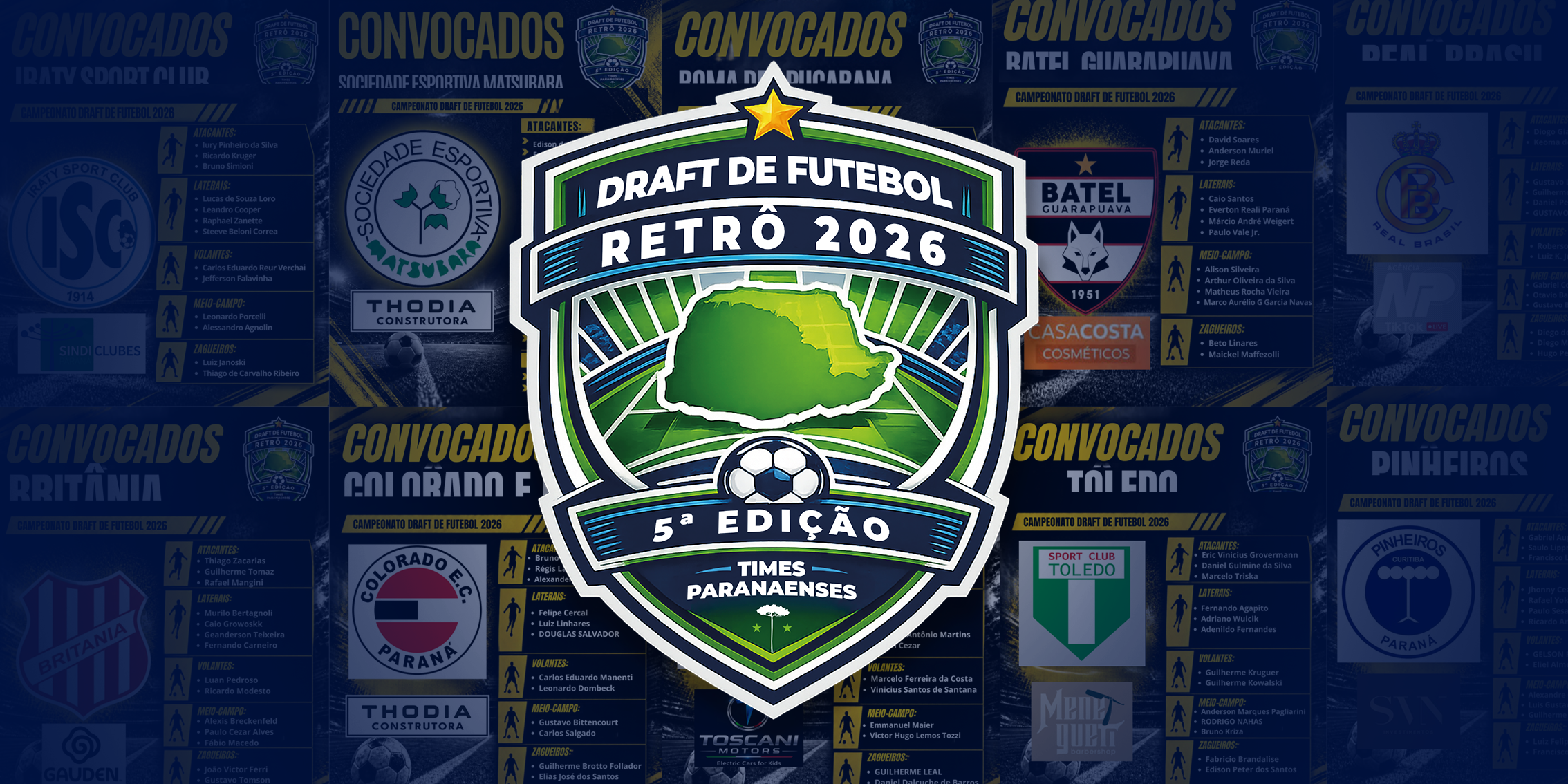 Draft de Futebol Retrô 2026