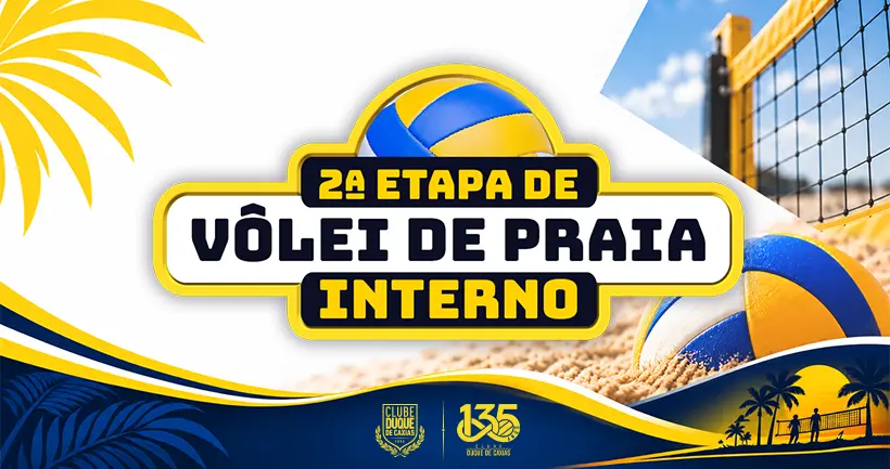 2ª Etapa de Vôlei de Praia Interno 2026